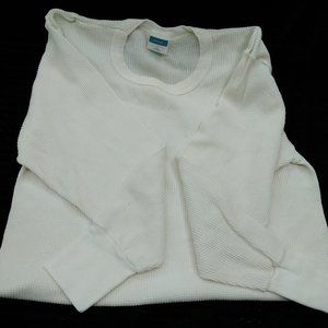 Mens 2XL Merona brand thermal shirt in cream